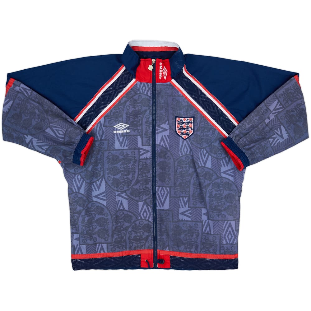 1994-96 England Umbro Track Jacket - 8/10 - (M)