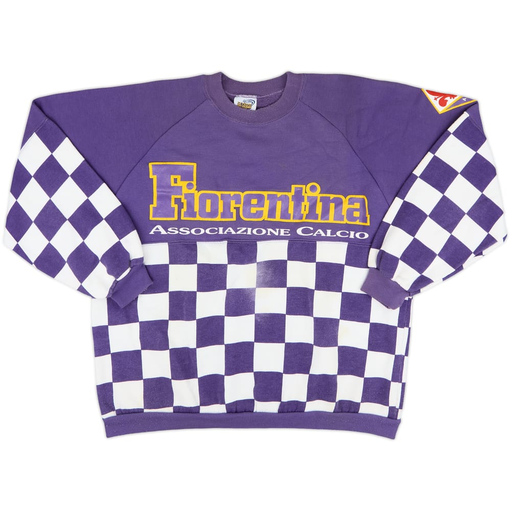 1990-91 Fiorentina Le Felpe Dei Grandi Club Sweat Top - 7/10 - (L)
