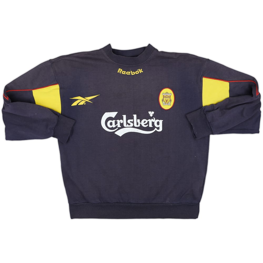 1997-98 Liverpool Reebok Sweat Top - 8/10 - (S)