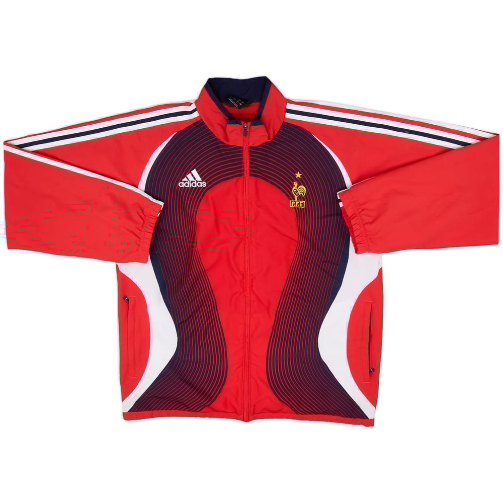 2007-08 France adidas Track Jacket - 8/10 - (M)