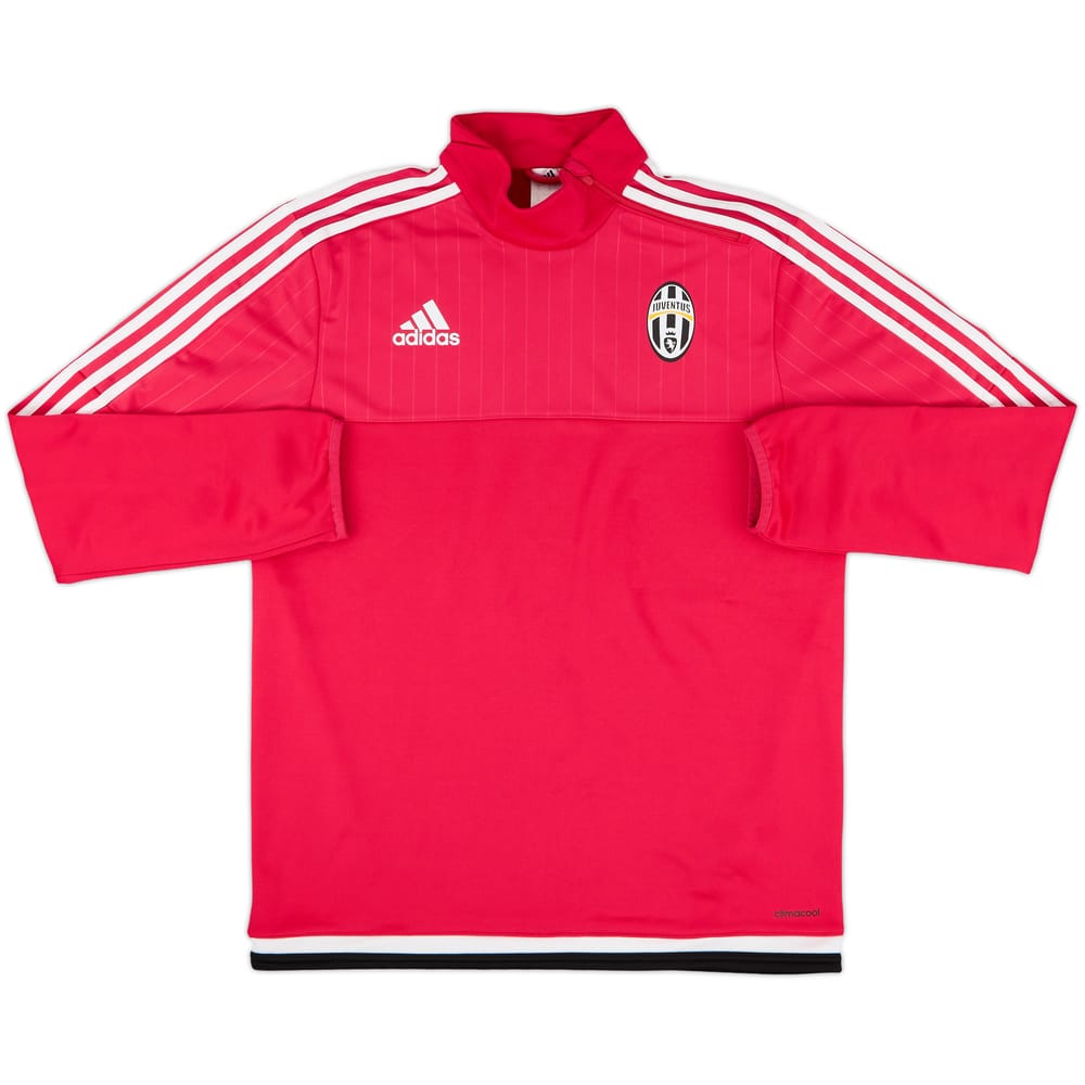 2015-16 Juventus adidas 1/4 Zip Sweat Top - 9/10 - (M)