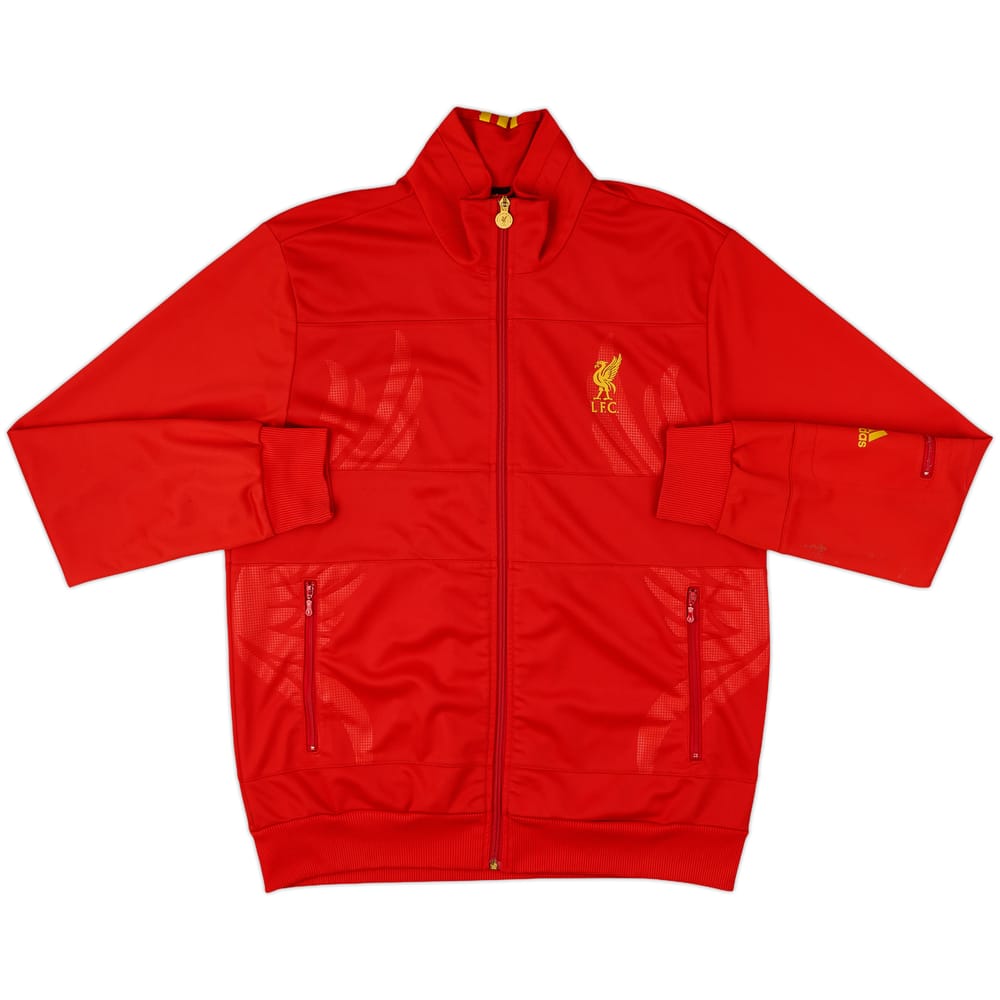 2009-10 Liverpool adidas Track Jacket - 8/10 - (L)