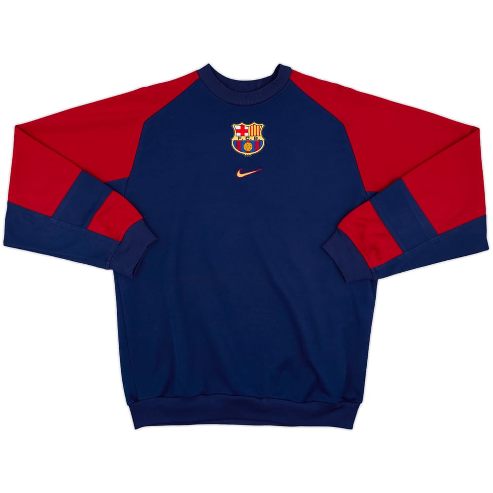 1998-99 Barcelona Nike Sweat Top - 9/10 - (S)