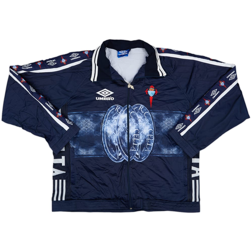 1995-96 Celta Vigo Umbro Track Jacket - 8/10 - (L)