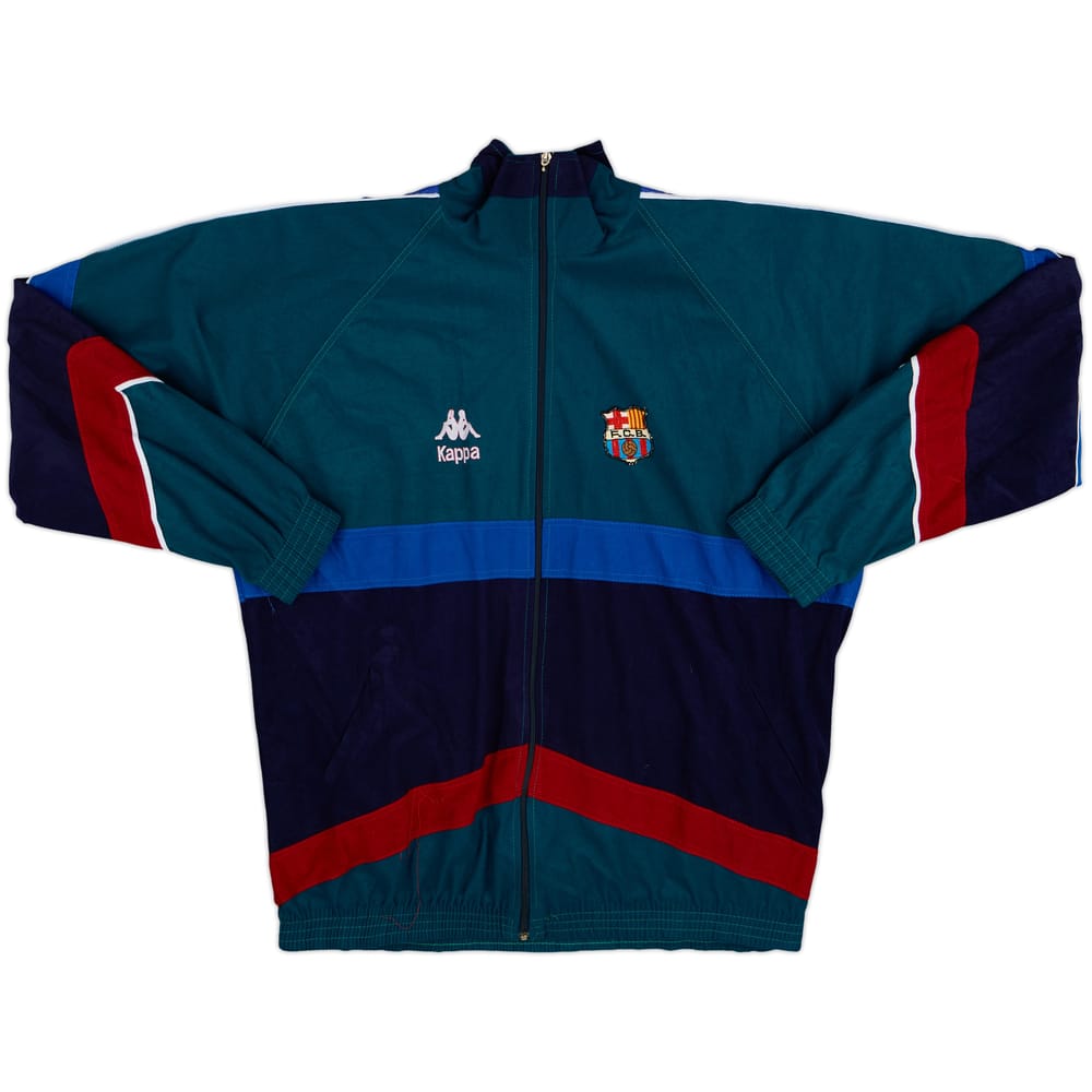 1995-97 Barcelona Kappa Track Jacket - 8/10 - (XL)