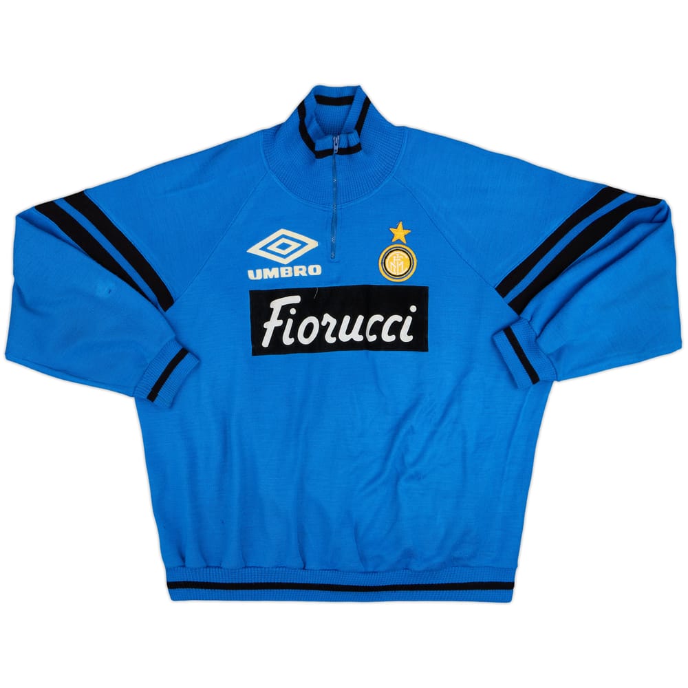 1992-94 Inter Milan Umbro 1/4 Zip Drill Top - 5/10 - (XL)