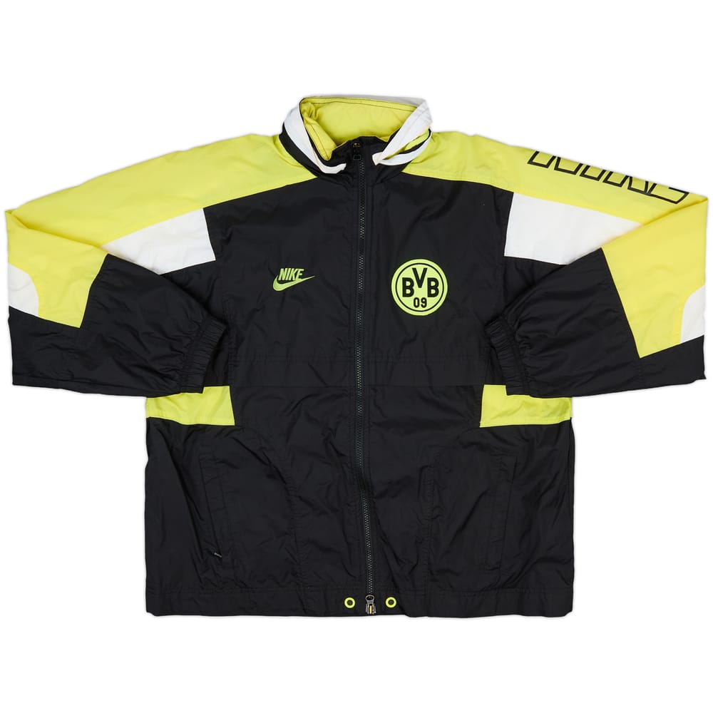 1995-96 Borussia Dortmund Nike Hooded Rain Jacket - 6/10 - (S)