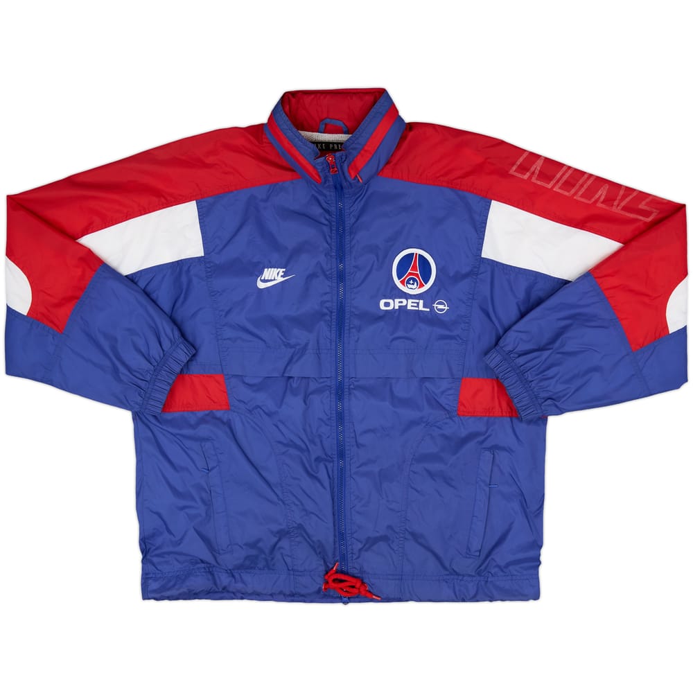 1996-97 Paris Saint-Germain Nike Hooded Rain Jacket - 6/10 - (M)