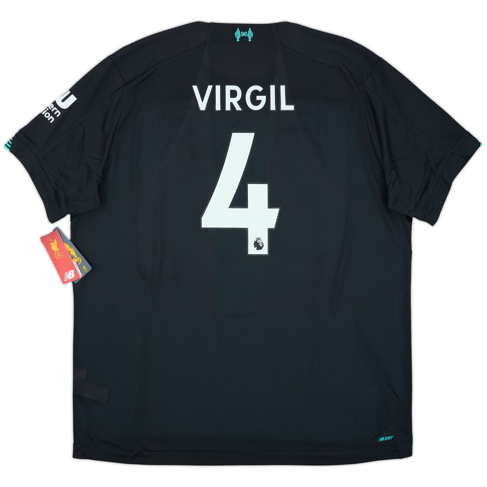 2019-20 Liverpool Third Shirt Virgil #4 (XXL)