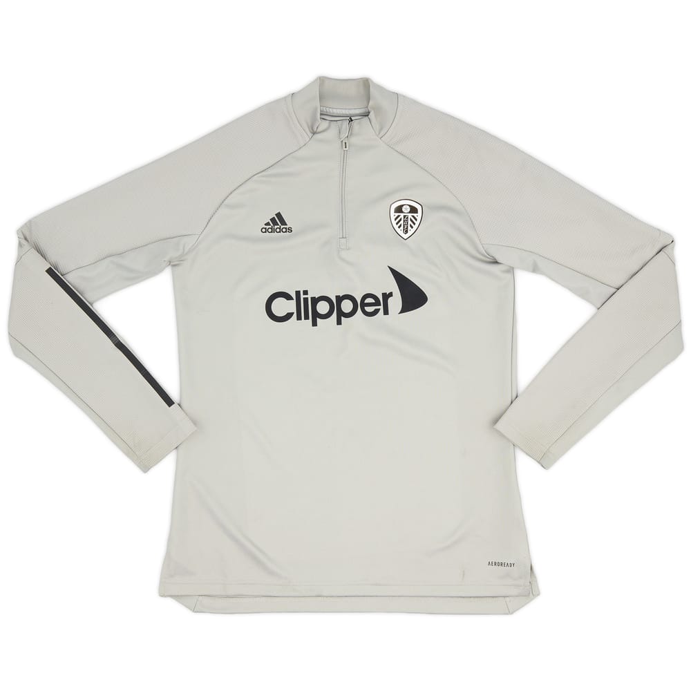 2020-21 Leeds adidas 1/4 Zip Training Top - 9/10 - (M)