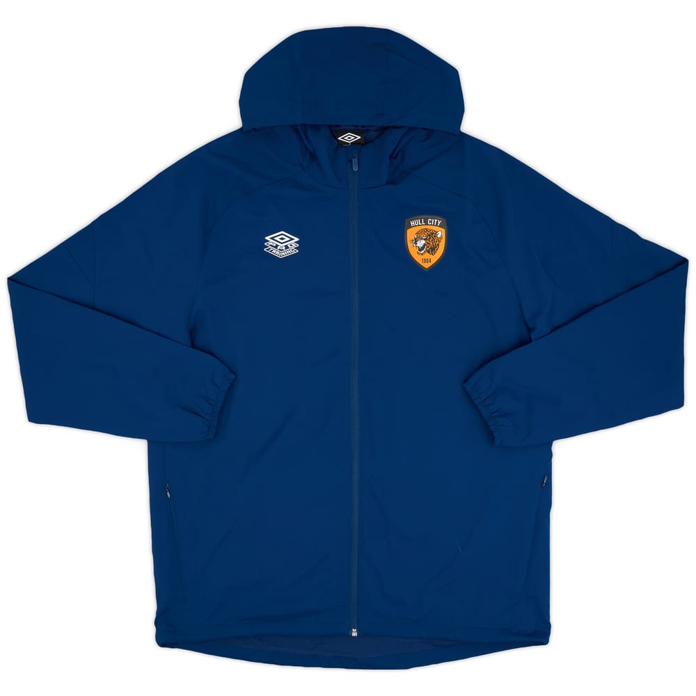 2021-22 Hull City Umbro Hooded Rain Jacket - 9/10 - (L)