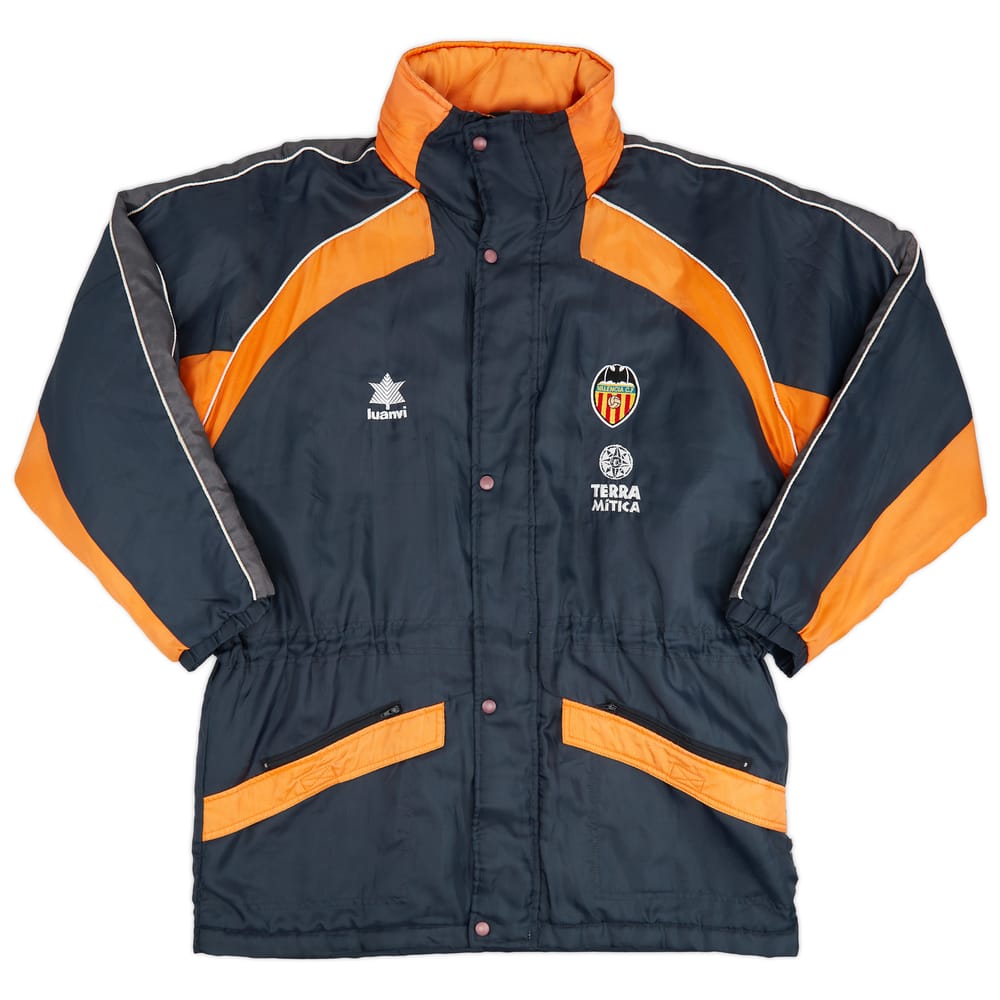 1998-99 Valencia Luanvi Padded Bench Coat - 9/10 - (XXL)