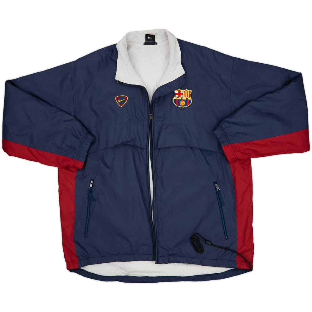 2000-01 Barcelona Nike Padded Bench Coat - 4/10 - (L)