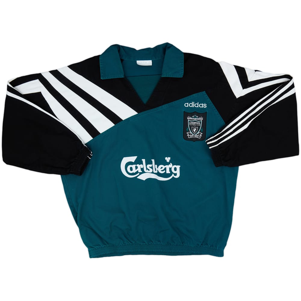 1995-96 Liverpool adidas Drill Top - 8/10 - (L/XL)