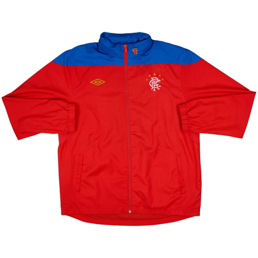 2011-12 Rangers Umbro Hooded Rain Jacket - 8/10 - (XL)