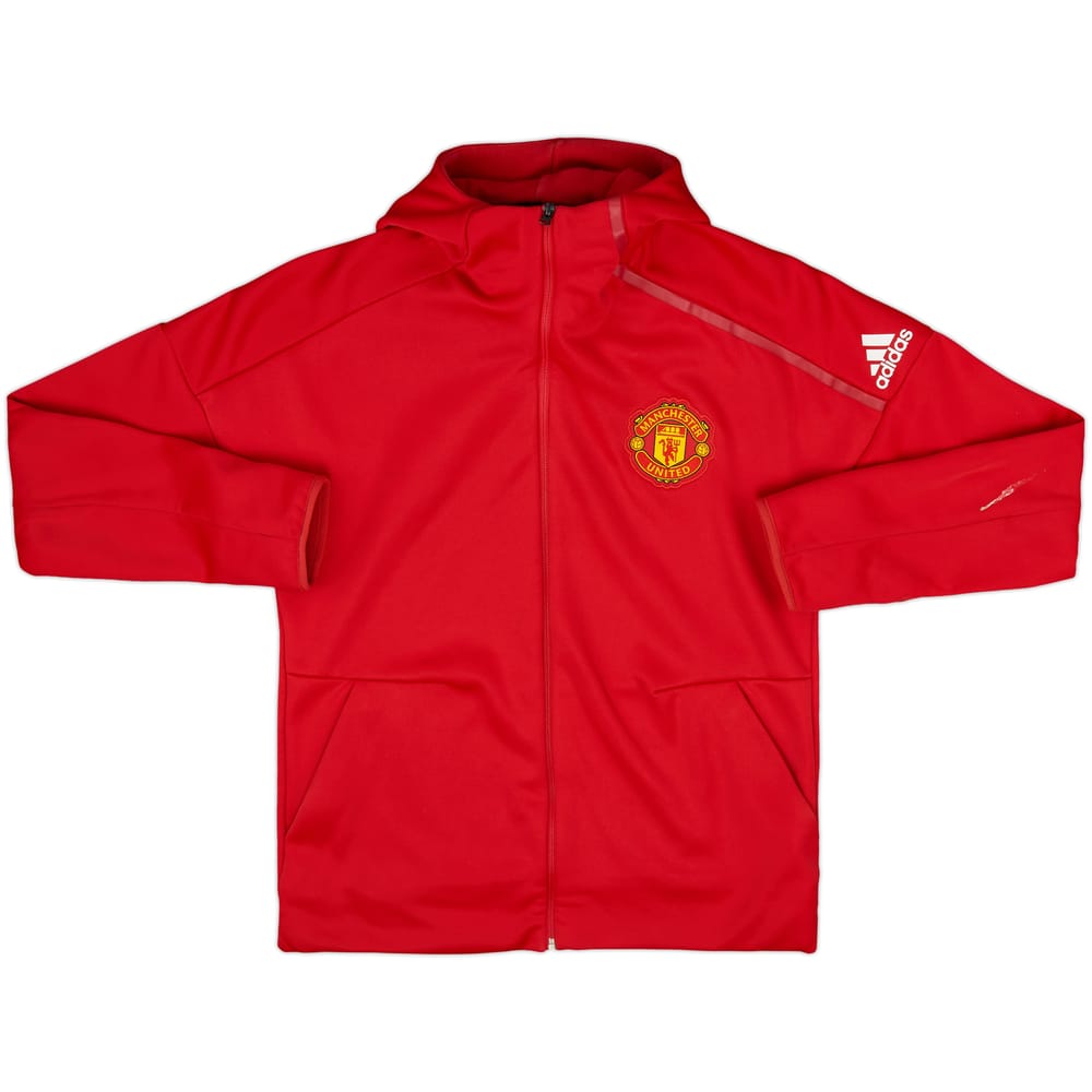 2016-17 Manchester United Nike Hooded Track Jacket - 8/10 - (M)
