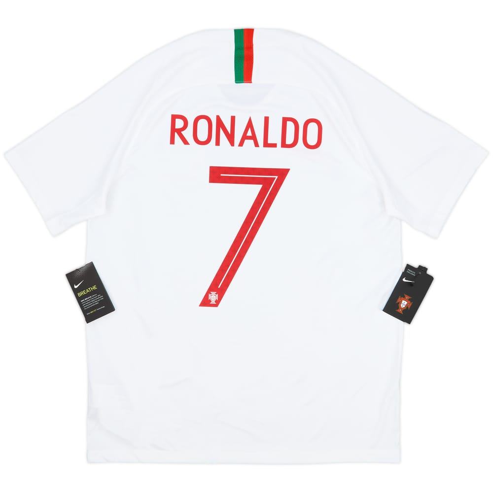 2018-19 Portugal Away Shirt Ronaldo #7 (L)