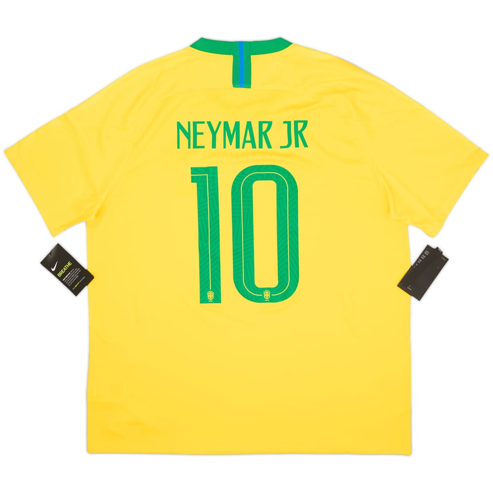 2018-19 Brazil Home Shirt Neymar Jr #10 (XL)