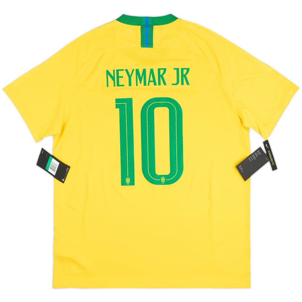 2018-19 Brazil Home Shirt Neymar #10 (XL)
