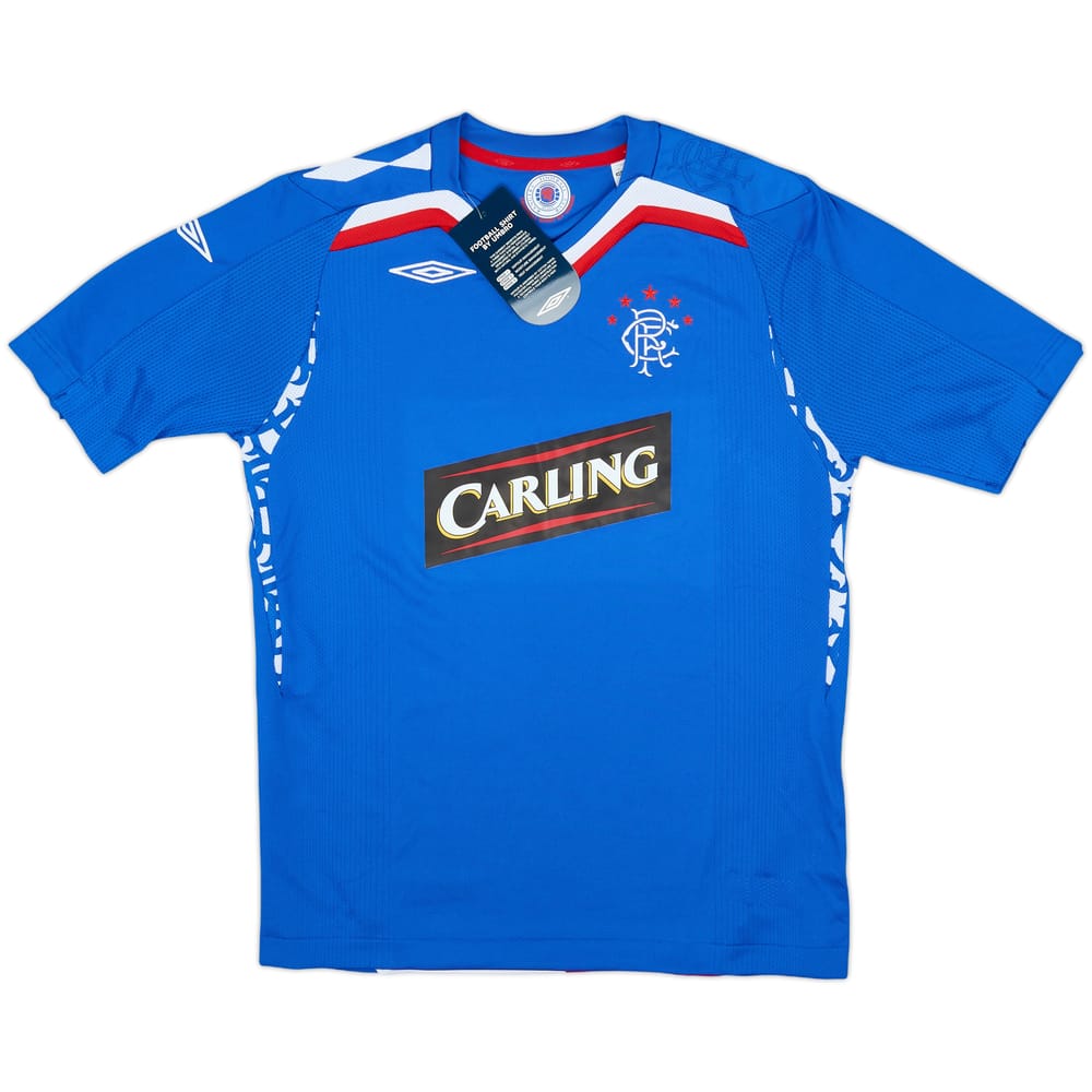 2007-08 Rangers Home Shirt (L.Boys)