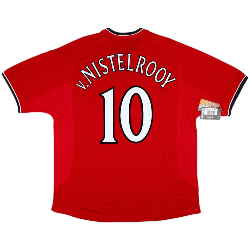 2000-02 Manchester United Home Shirt V.Nistelrooy #10 (XXL)
