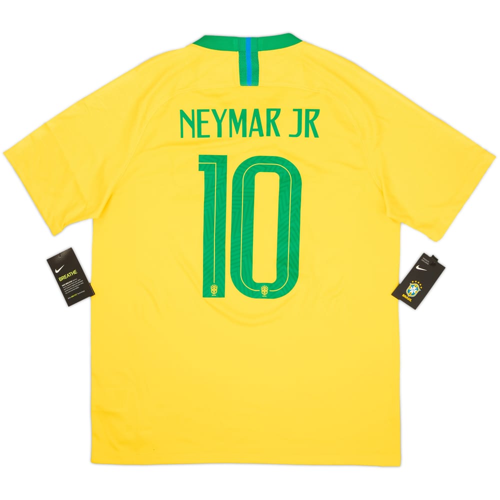 2018-19 Brazil Home Shirt Neymar Jr #10 (L)