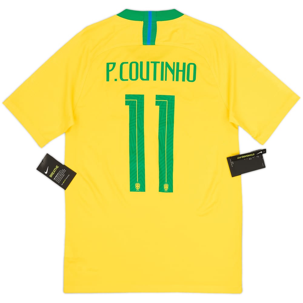 2018-19 Brazil Home Shirt Coutinho #11 (S)