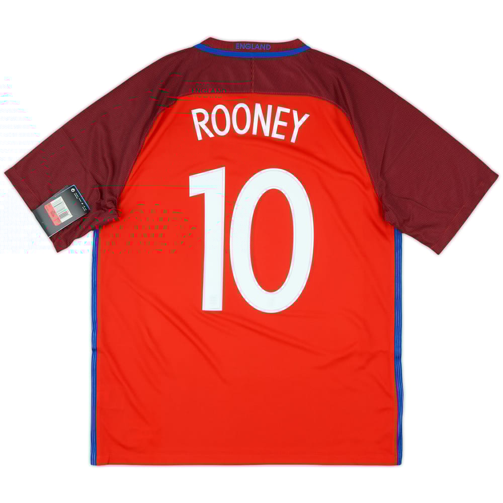 2016-17 England Away Shirt Rooney #10 (L)