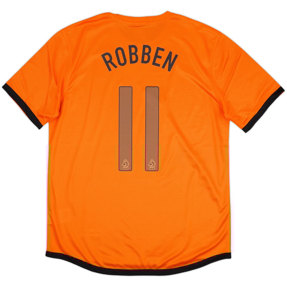 2012-13 Netherlands Home Shirt Robben #11 (L)