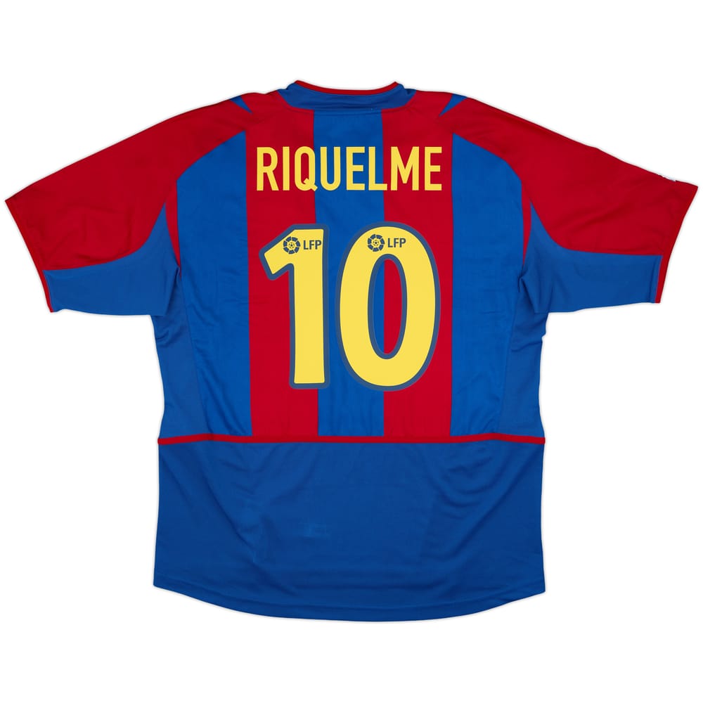 2002-03 Barcelona Home Shirt Riquelme #10 (L)