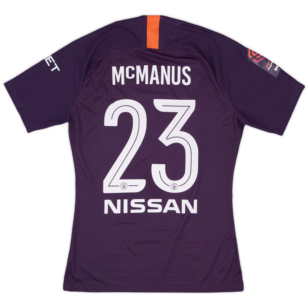 2018-19 Manchester City Women's Player Issue Third Shirt McManus #23 - As New - (M)