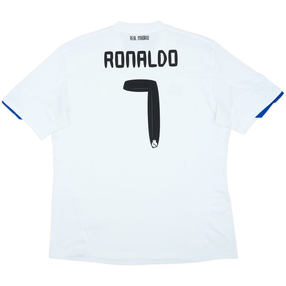 2010-11 Real Madrid Home Shirt Ronaldo #7 - 8/10 - (XXL)