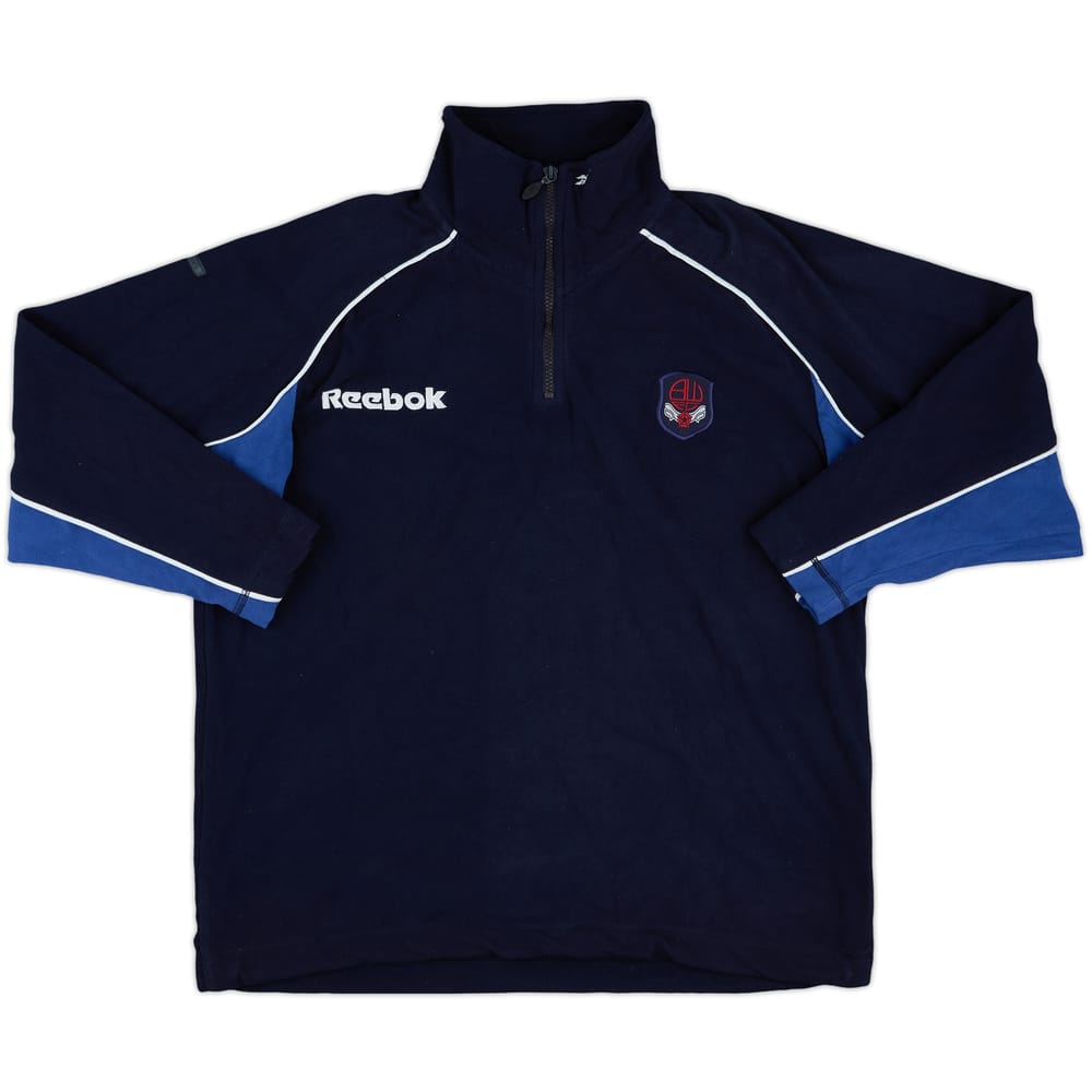 2000-01 Bolton Reebok 1/4 Zip Fleece Top - 8/10 - (S)