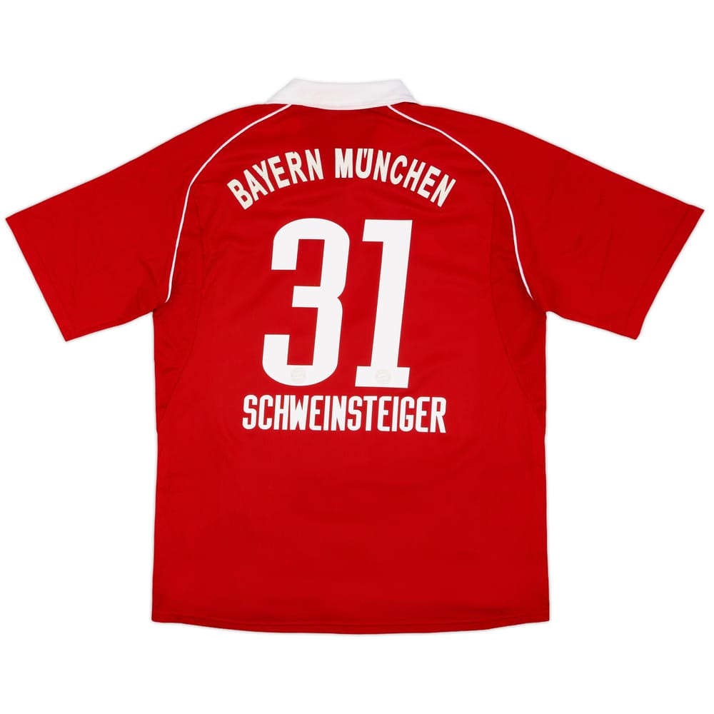 2005-06 Bayern Munich Home Shirt Schweinsteiger #31 - 6/10 - (L)