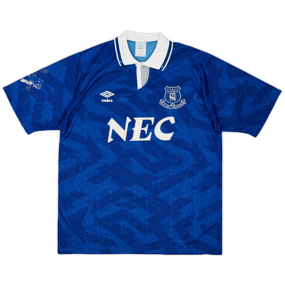 1991-93 Everton Home Shirt - 6/10 - (XL)