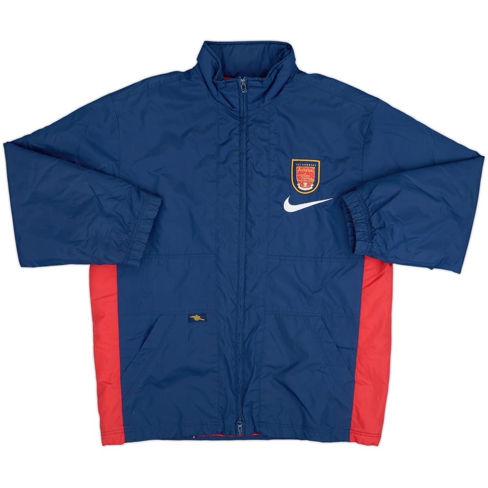 1996-98 Arsenal Nike Padded Bench Coat - 8/10 - (L)