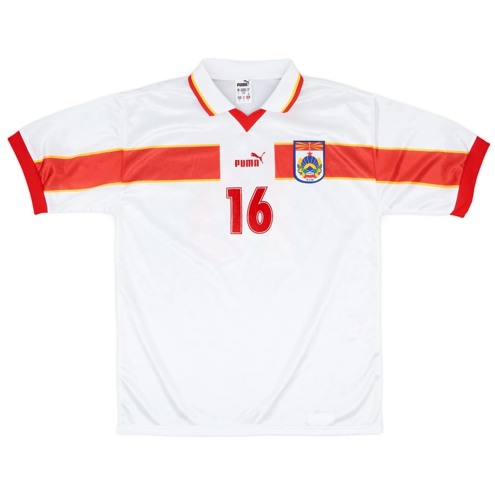 1998-01 Macedonia Match Issue Away Shirt #16