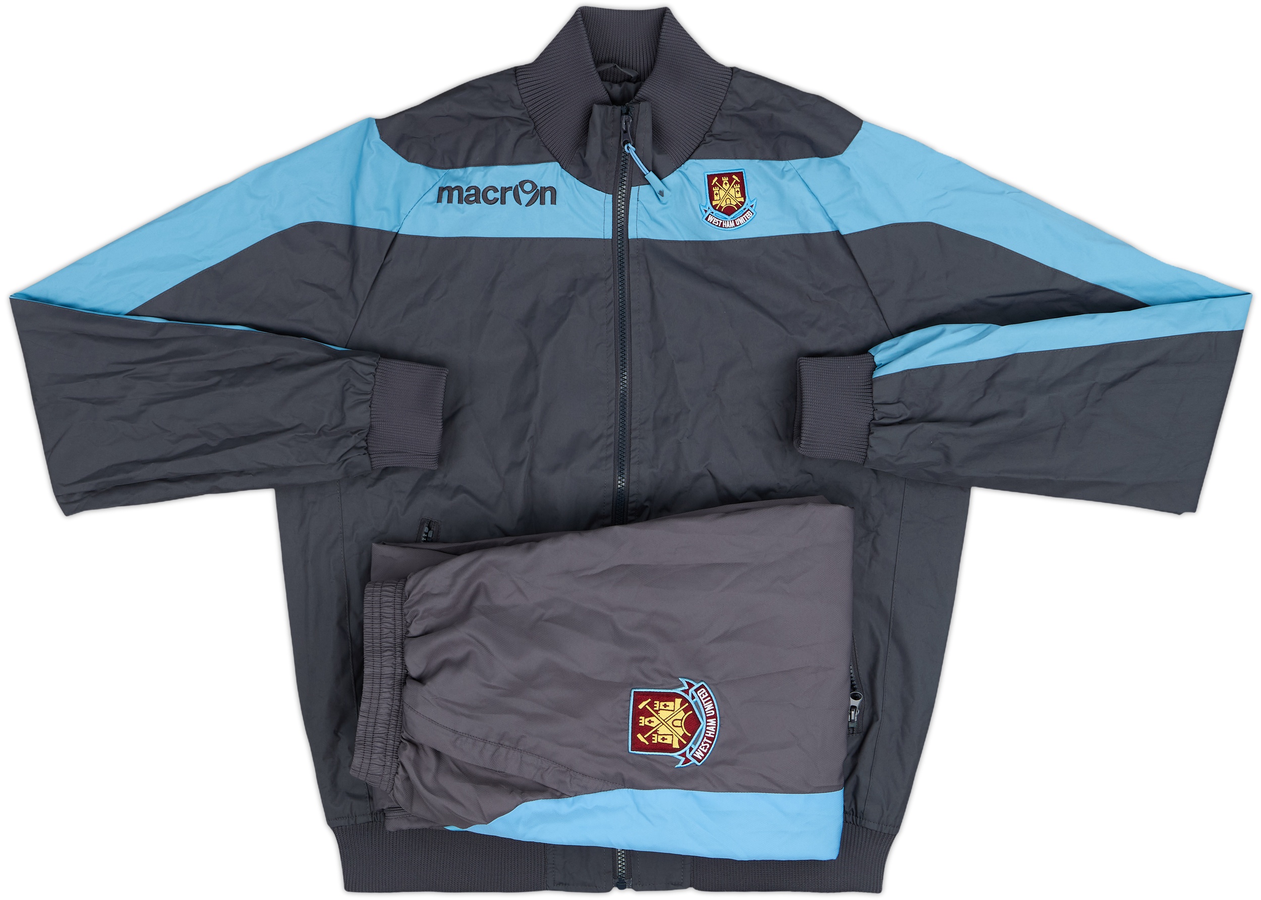 2012-13 West Ham Macron Tracksuit - 8/10 - (L)
