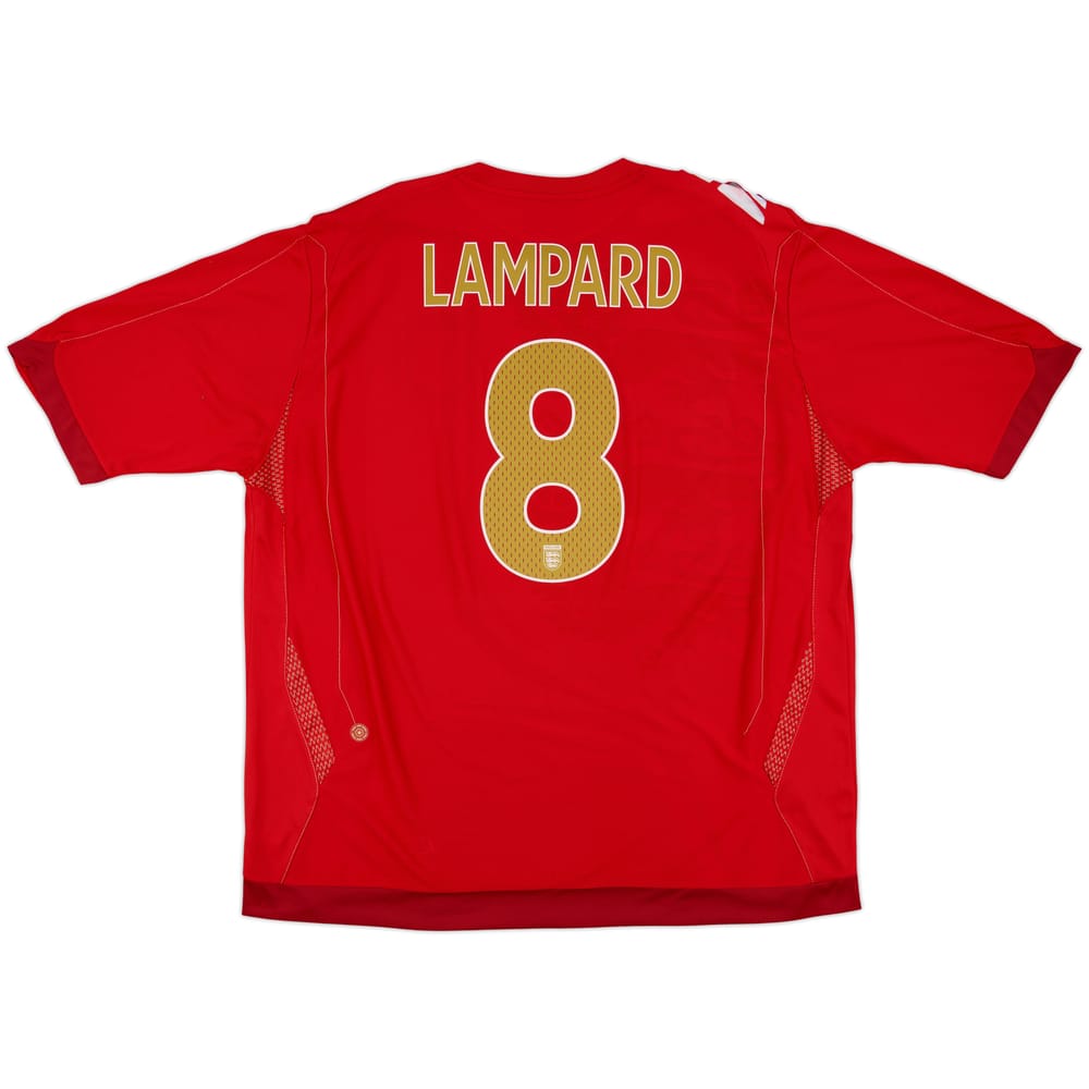 2006-08 England Away Shirt Lampard #8 - 8/10 - (3XL)