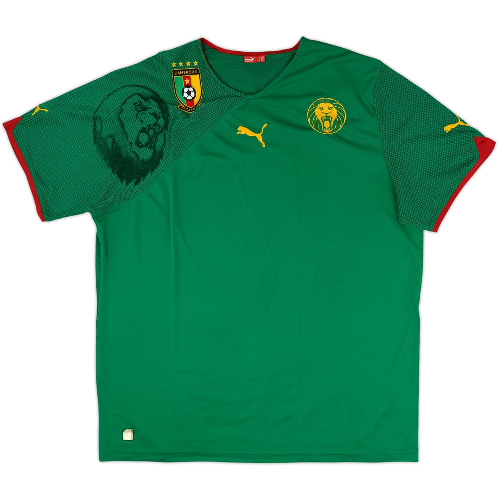 2010-11 Cameroon Home Shirt - 8/10 - (XXL)
