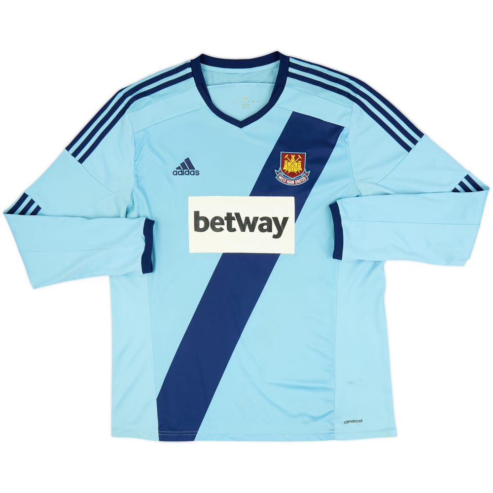 2014-15 West Ham Away L/S Shirt Noble #16 - 6/10 - (XL)