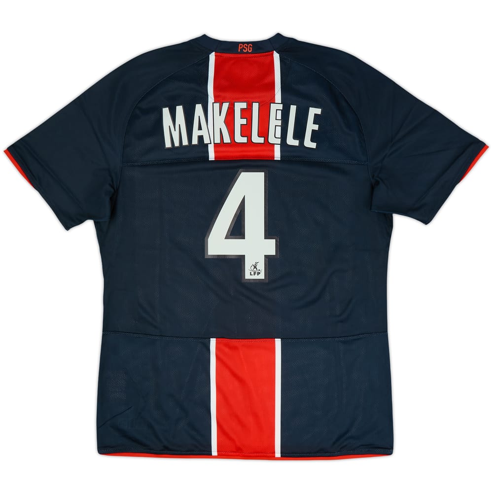 2008-09 Paris Saint-Germain Player Issue Home Shirt Makelele #4 - 9/10 - (L)