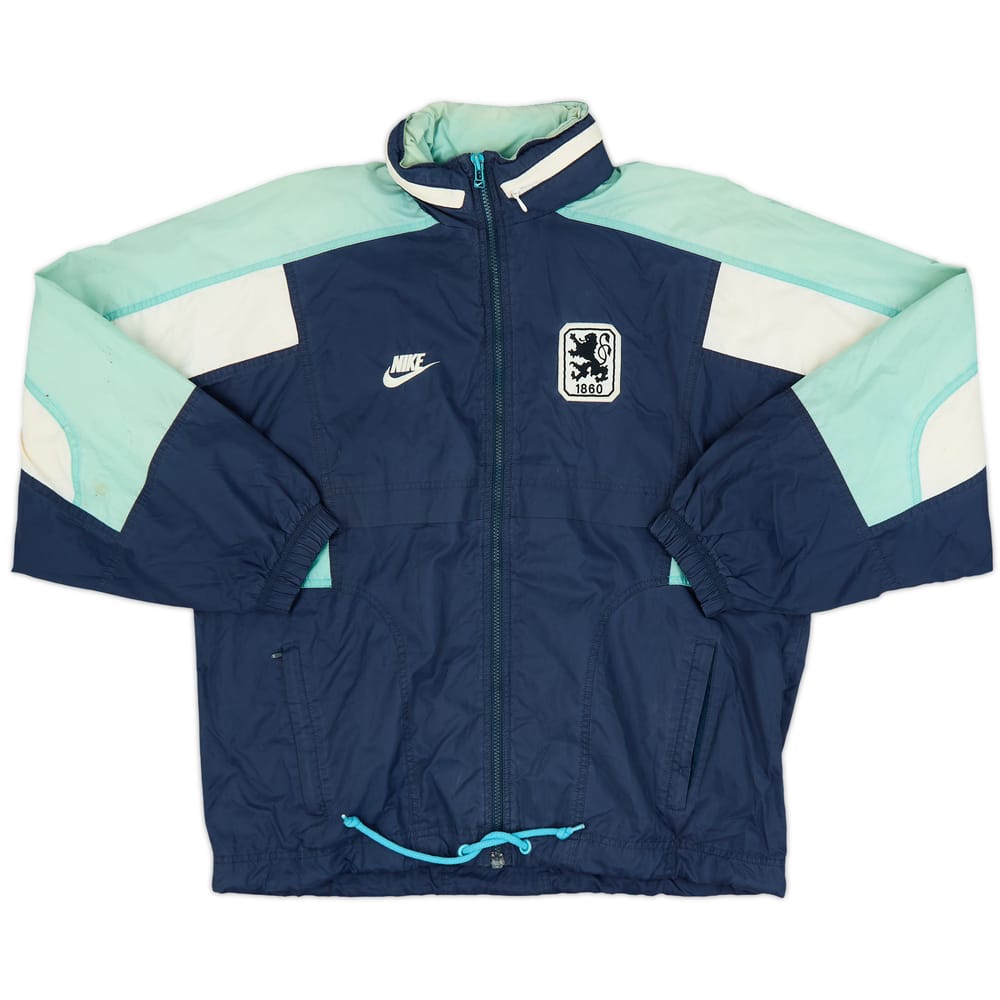 1996-97 1860 Munich Nike Hooded Rain Jacket - 5/10 - (M)