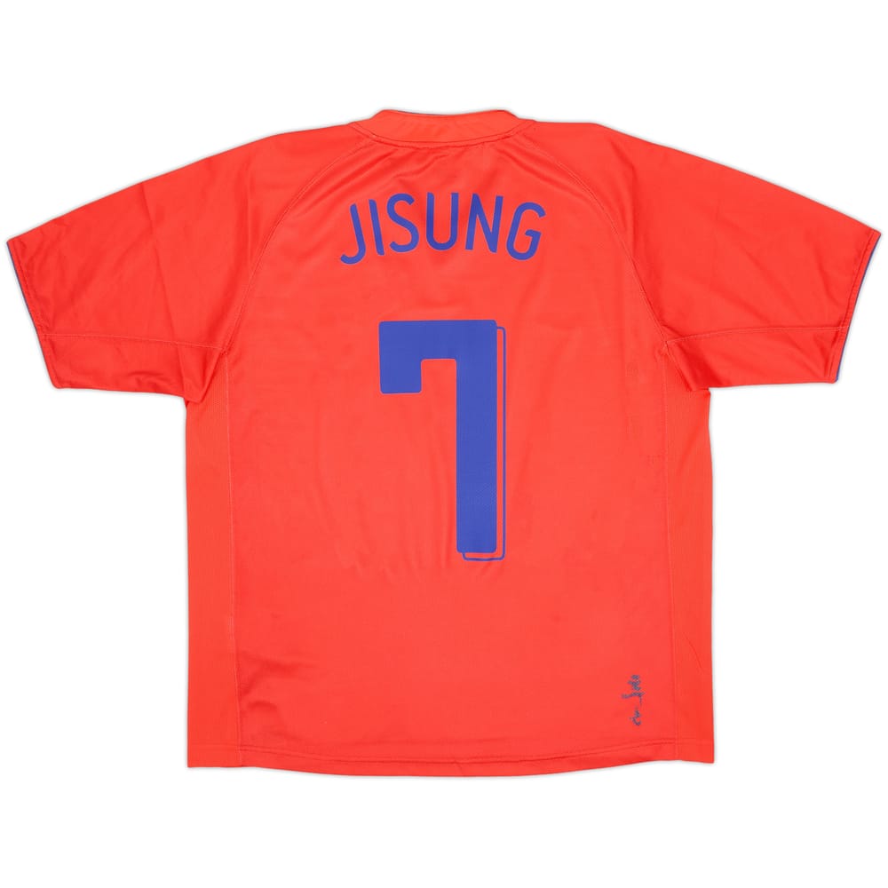 2006-08 South Korea Home Shirt Ji Sung #7 - 6/10 - (L)