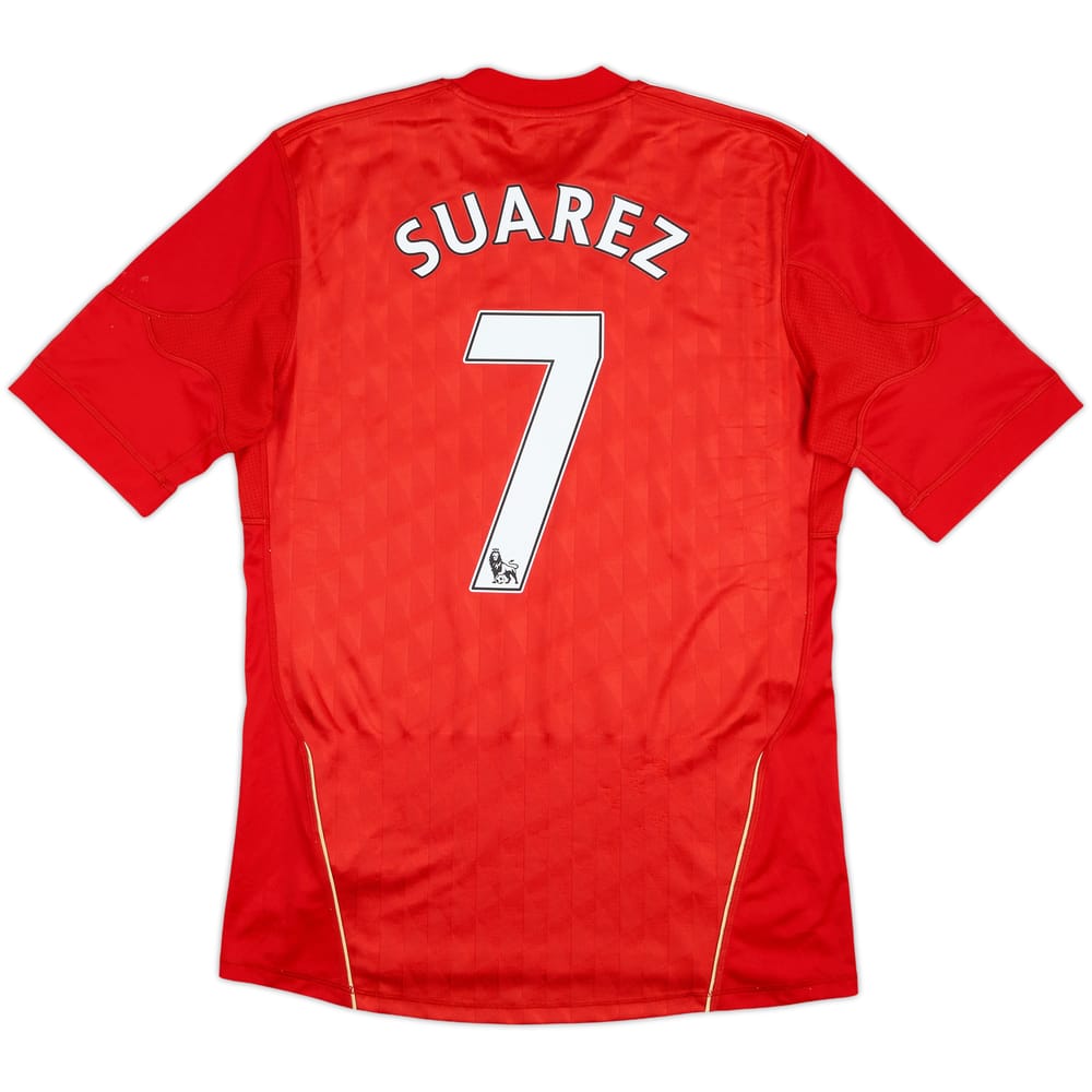 2010-12 Liverpool Home Shirt Suarez #7 - 6/10 - (M)