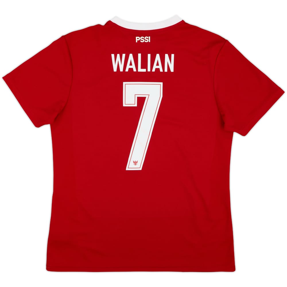 2020-22 Indonesia Home Shirt Walian #7 - 8/10 - (L)