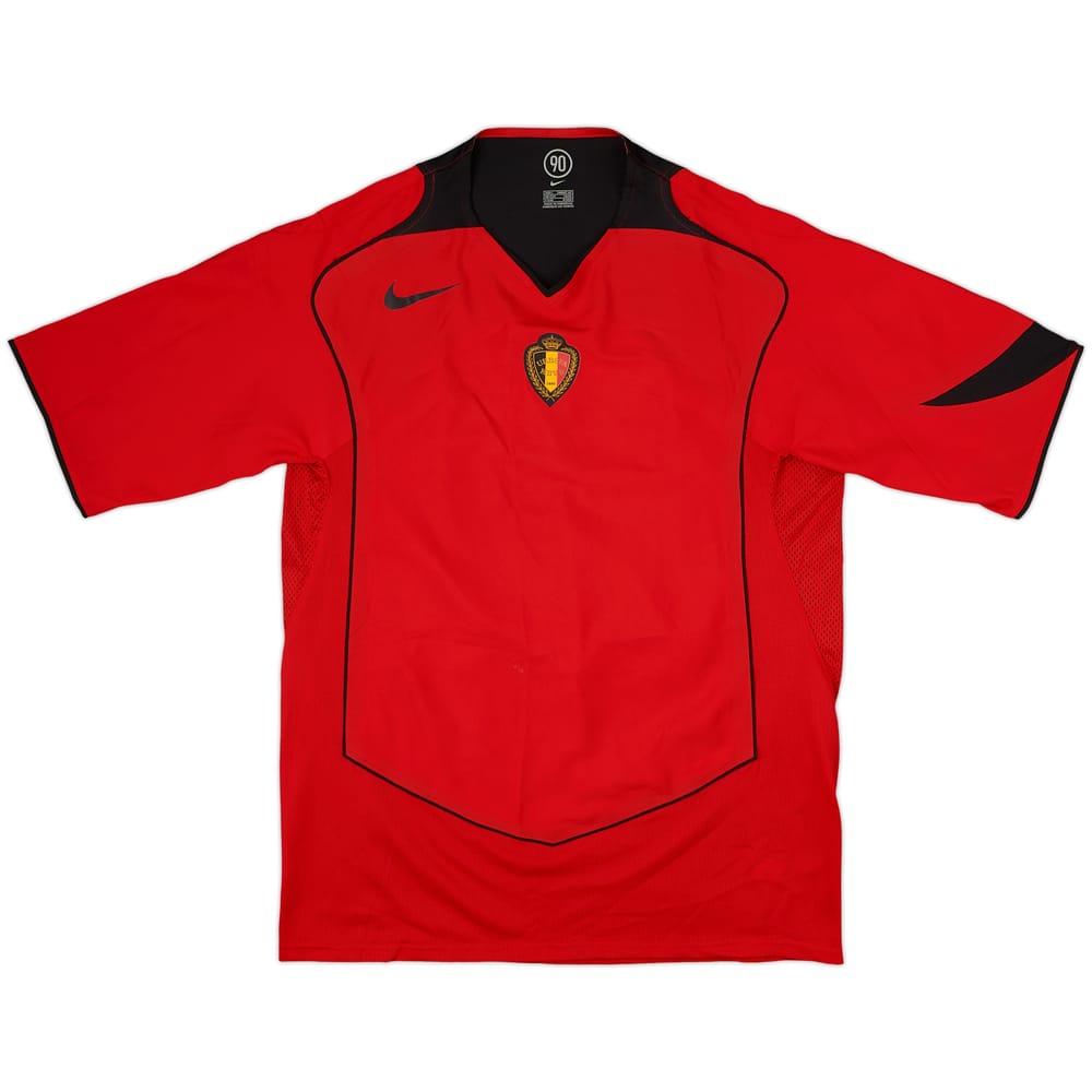 Camiseta versión jugador de local de Belgium 2004-06 - 8/10 - (L)