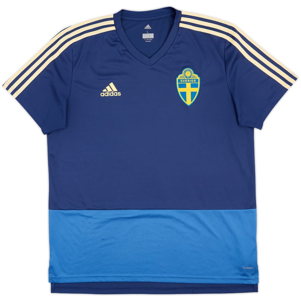 2017-18 Sweden adidas Training Shirt - 8/10 - (L)