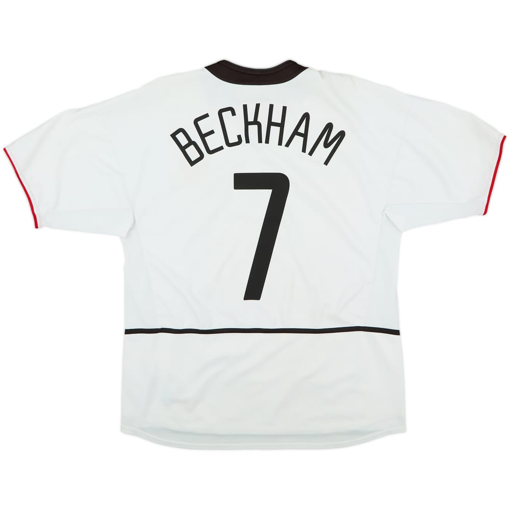 2002-03 Manchester United Away Shirt Beckham #7 - 6/10 - (XL)
