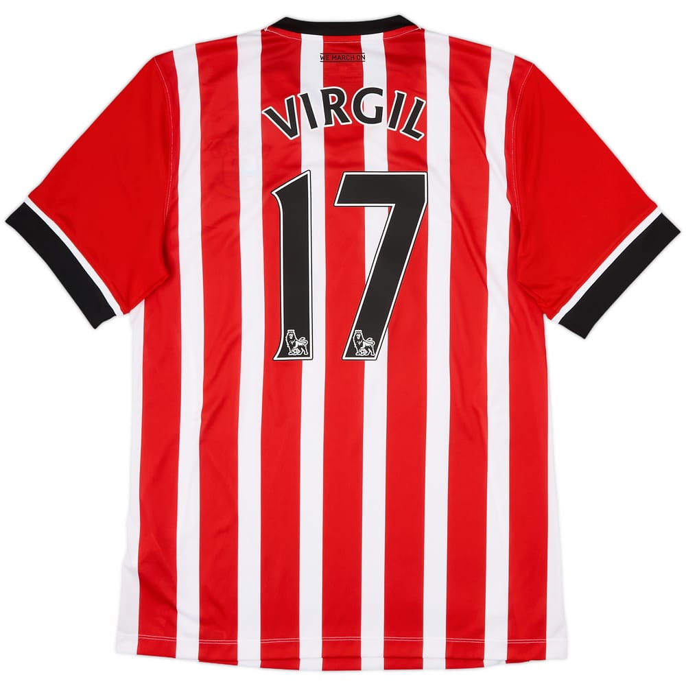 2016-17 Southampton Home Shirt Virgil #17 - 10/10 - (L)